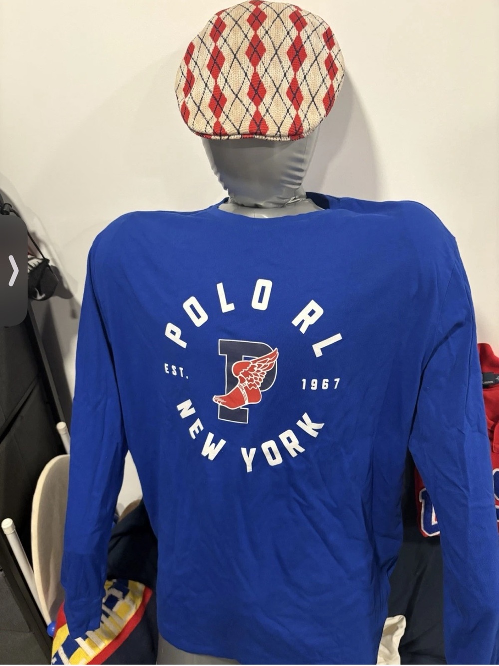 Polo RL New York Blue Long Sleeve Shirt
